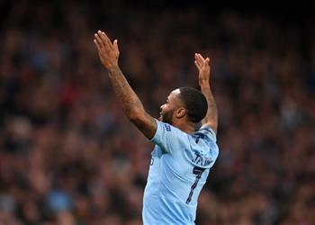 ستيرلينج يحقق رقمين مميزين مع مانشستر سيتي بهدفه أمام روثيرهام