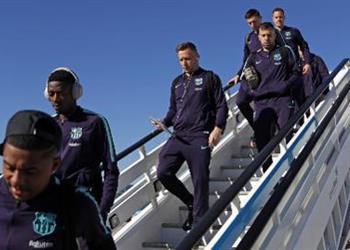 تشكيل المباراة فيدال يعوض بوسكيتس وديمبلي يرافق ميسي وسواريز في هجوم برشلونة امام خيتافي