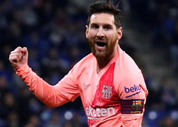للمرة الرابعة على التوالي ليو يسجل أول اهداف برشلونة في العام الجديد