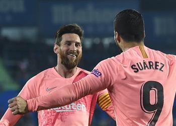 ميسي وسواريز يتفوقان تهديفيا على ريال مدريد في الليجا