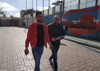 صور ياسر إبراهيم يظهر في الأهلي بعد انضمامه رسمي ا