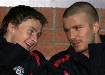 تصريح سابق بيكهام تنبأ تدريب سولشاير لمانشستر يونايتد