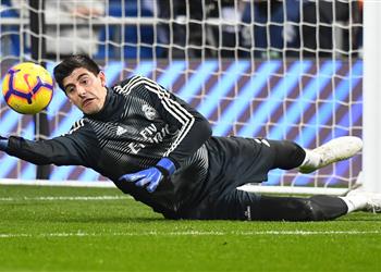 رسميا كورتوا ينضم لقائمة المصابين في ريال مدريد