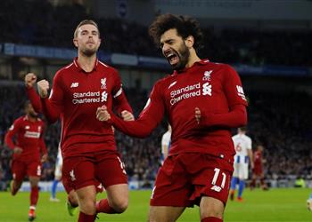 فيديو محمد صلاح يقود ليفربول لتخطي برايتون في الدوري الإنجليزي