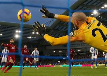 قائد ليفربول ركلة جزاء صلاح ضد برايتون صحيحة