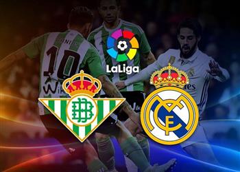 موعد والقناة الناقلة لمباراة ريال مدريد وبيتيس في الدوري الإسباني
