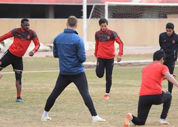 مران الأهلي جلسة بين جهاز لاسارتي لوضع البرنامج التدريبي في الجزائر