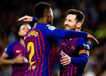 بالفيديو ميسي يصنع ويسجل ويقود برشلونة لعبور ليفانتي بكأس ملك إسبانيا