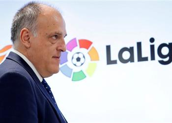 رئيس الليجا يعلق على أزمة برشلونة وليفانتي بكأس الملك