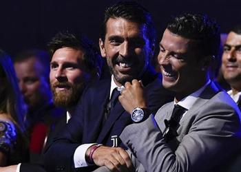 بوفون مع رونالدو يوفنتوس مرشحي المفضل للتويج بدوري الأبطال