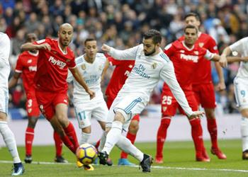 ناتشو تميمة حظ ريال مدريد أمام إشبيلية