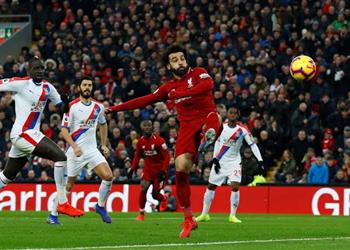 فيديو محمد صلاح يسجل هدف التعادل لليفربول في شباك كريستال بالاس