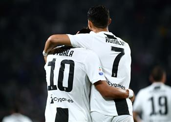 أليجري رباعية زاباتا ليست حافز ا لرونالدو وديبالا مهم لنا