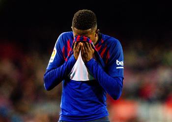 عاجل برشلونة يعلن في بيان رسمي التشخيص النهائي لاصابة ديمبلي ومدة غيابه