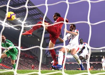 احصائية كم دقيقة احتاجها صلاح للوصول إلى 50 هدف في الدوري الإنجليزي