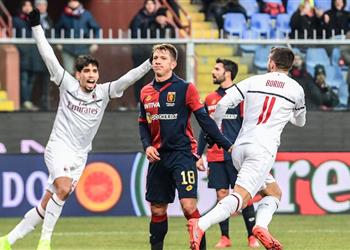 بالفيديو ميلان يحقق فوزا هاما على جنوى ويصعد للمركز الرابع