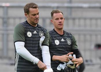 تير شتيجن هدفي حراسة مرمى منتخب ألمانيا