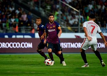 سبورت سعادة بالغة في إشبيلية بسبب غياب ميسي