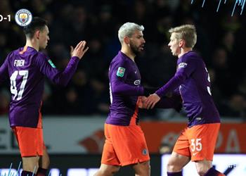 فيديو مانشستر سيتي يفوز على بيرتون ويتأهل لنهائي كأس الرابطة