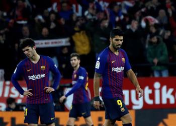 خمسة أسباب وراء سقوط برشلونة أمام إشبيلية بكأس ملك إسبانيا