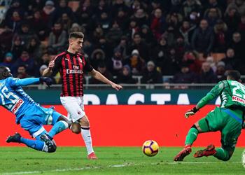 فيديو التعادل يحسم موقعة نابولي وميلان في ليلة تألق أوسبينا بالكالتشيو