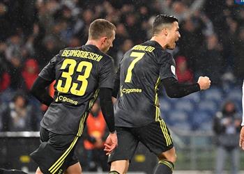 بالفيديو كريستيانو رونالدو يقود يوفنتوس لعبور لاتسيو بشق الأنفس في الكالتشيو