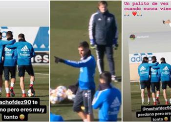 سيبايوس يعتذر لناتشو بعد واقعة التدريبات