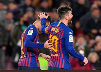 كوتينيو تصرف ميسي معي رائع وأهدى فوزنا لجماهير برشلونة