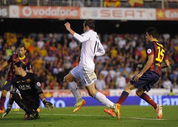 جاريث بيل يتحدى برشلونة قبل صدام نصف نهائي كأس ملك إسبانيا