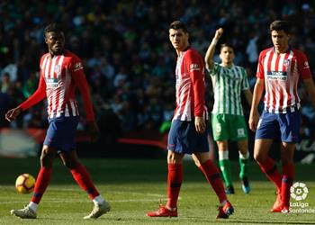 بالفيديو أتليتكو مدريد يسقط بهدف نظيف أمام بيتيس في الظهور لأول لموراتا