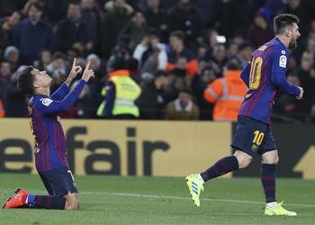 كوتينيو يحصل على الدعم من زملائه بعد الكلاسيكو