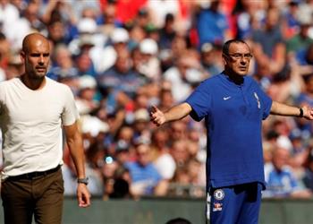 صراع خارج الخطوط بين جوارديولا وساري