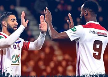 فيديو ليون يلحق بركب المتأهلين لربع نهائي كأس فرنسا بإقصاء جانجون