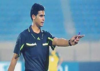 محمد معروف حكم ا لمباراة الأهلي وحرس الحدود في الدوري