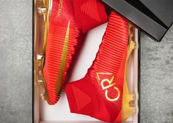 سوشيال_بطولات رونالدو يكشف عن حذاءه الجديد لبطولة كأس القارات