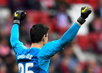 كورتوا سيطرنا على الديربي وحققنا فوز مستحق ولا اكترث باستقبال جمهور أتلتيكو مدريد