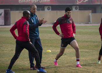 سداسي الأهلي الغائب عن مواجهة سيمبا يخوض تدريباته في الجيم
