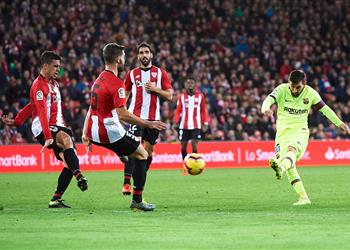 ترتيب الدوري الإسباني بعد تعادل برشلونة مع اتلتيك بلباو