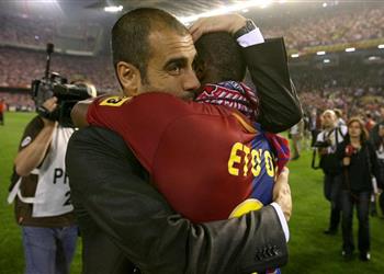 صامويل إيتو جوارديولا المدرب الأفضل في مسيرتي