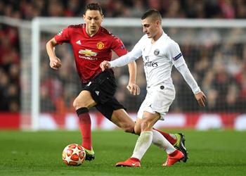 فيراتي يبرز دور جماهير باريس سان جيرمان في الفوز على مانشستر يونايتد بدوري الأبطال