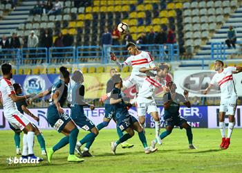 الزمالك يخطف فوز ا ثمين ا من إنبي في الدوري المصري