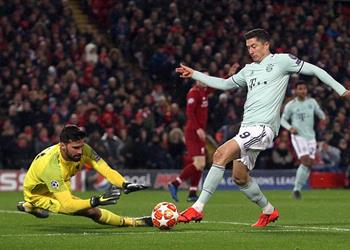 ليفاندوفسكي ليفربول فريق خطير للغاية ونأمل أن نلعب بشكل أفضل في ملعبنا