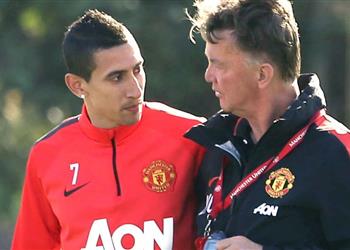 دي ماريا يكشف عن سبب خلافه مع فان جال في مانشستر يونايتد