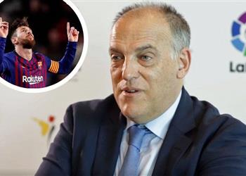 رئيس الاتحاد الإسباني المدريدي ميسي أفضل لاعب في تاريخ كرة القدم