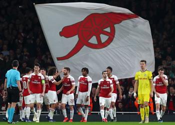 بالفيديو آرسنال يضرب باتي بثلاثية ويتأهل لثمن نهائي يوروباليج في غياب النني