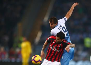 لاتسيو يتعادل سلبي ا مع ميلان في ذهاب نصف نهائي كأس إيطاليا