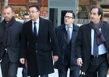 بارتوميو يعلق على إطلاق سراح رئيس برشلونة السابق