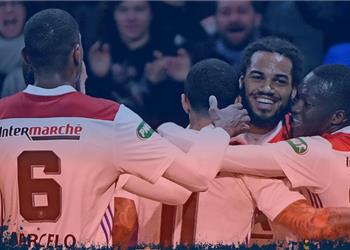 ليون يتأهل لنصف نهائي كأس فرنسا بثلاثية في شباك كان