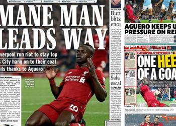ضغط مانشستر سيتي على ليفربول واستبعاد كيبا يتصدران صحف إنجلترا