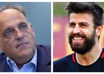 رئيس رابطة الليجا يرد على تصريحات بيكيه